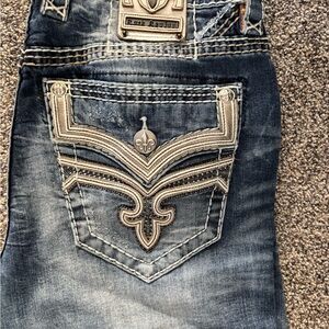 Rock Revival Men's Blue Jeans